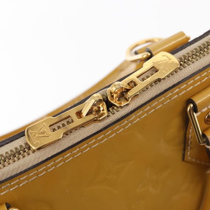 Louis Vuitton Alma Handbag Patent Leather, BEIGE, PATENT_LEATHER, Handbag