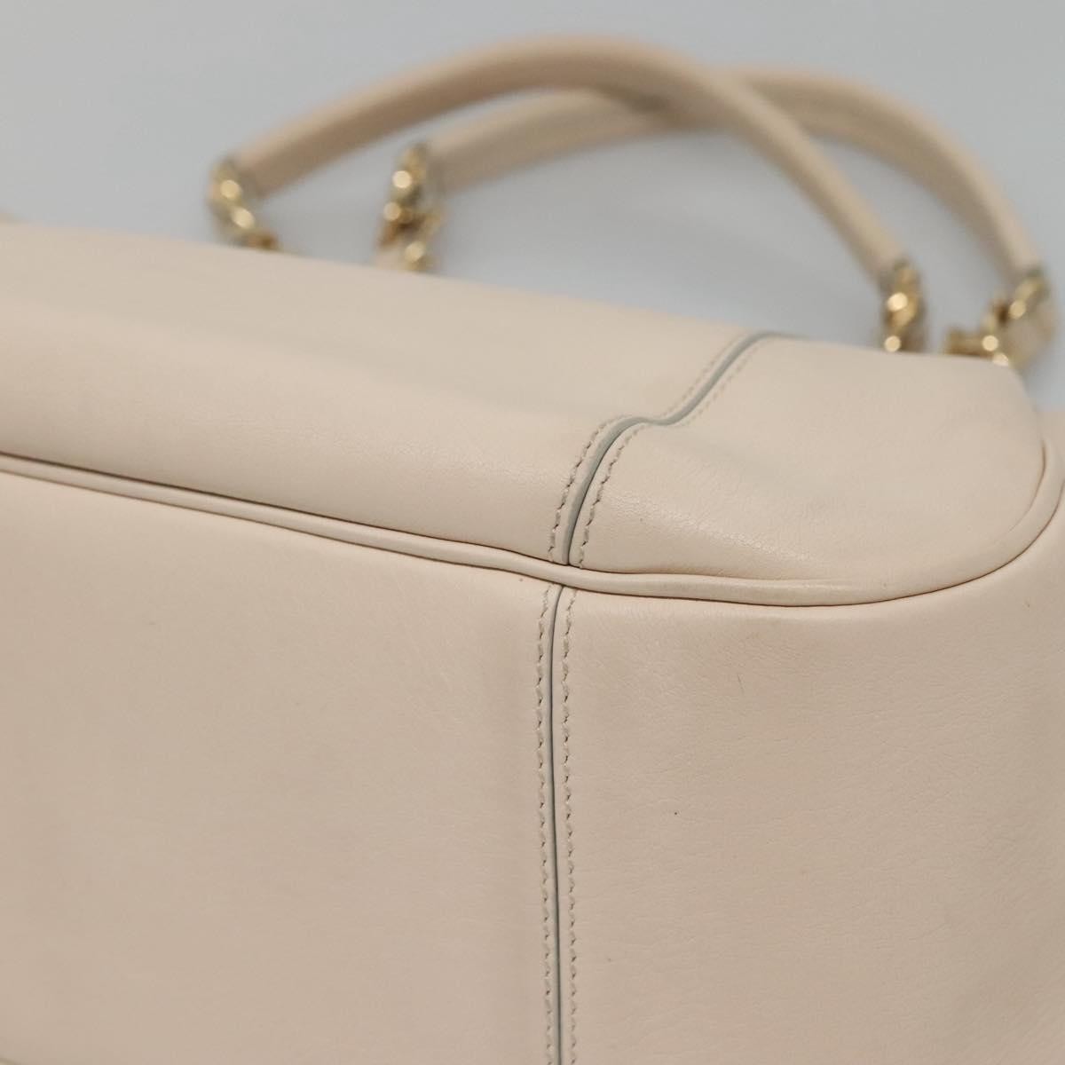 Salvatore Ferragamo Melinda Tote Leather, BEIGE, LEATHER, Tote bag