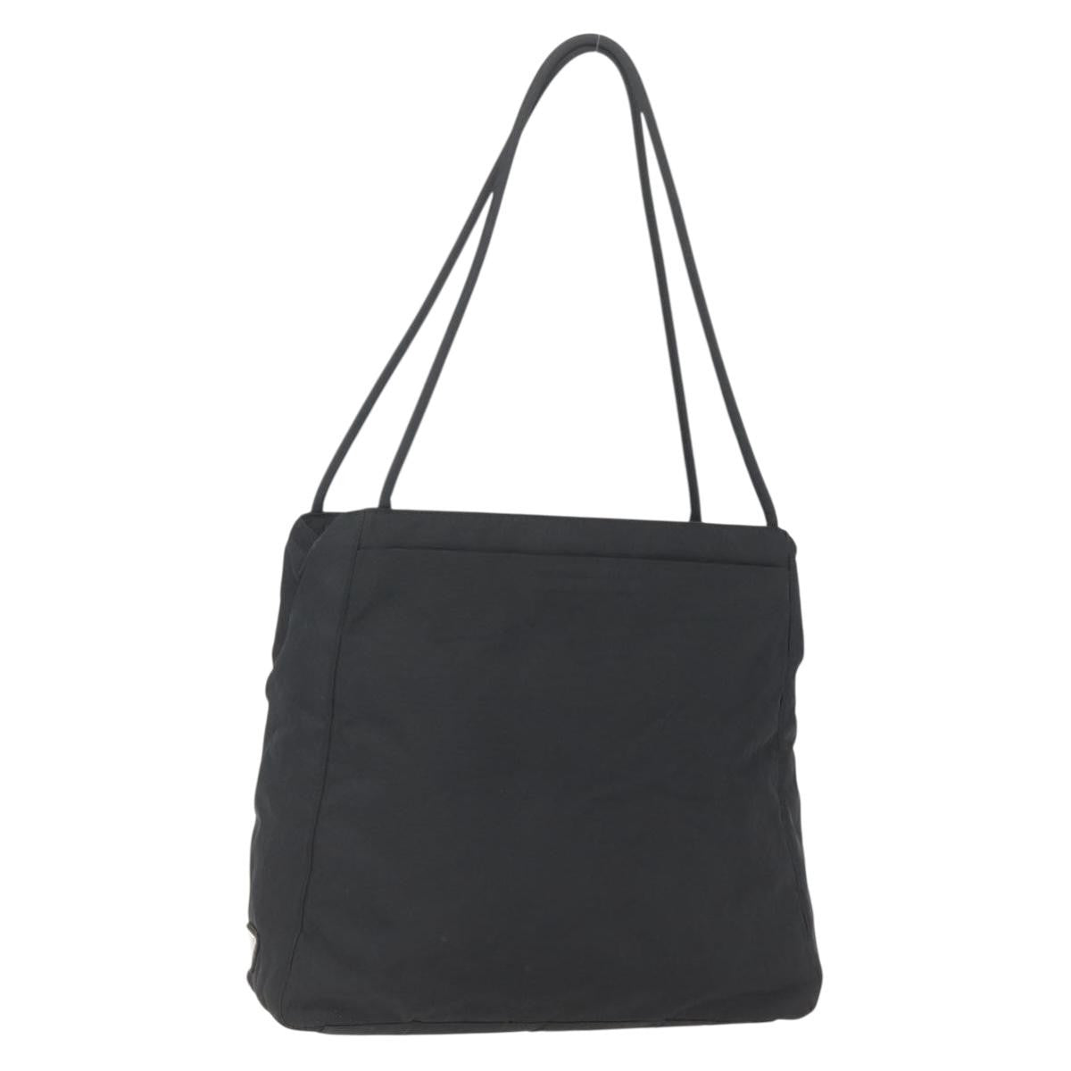 Prada Vintage Tote Nylon, BLACK, NYLON, Tote bag