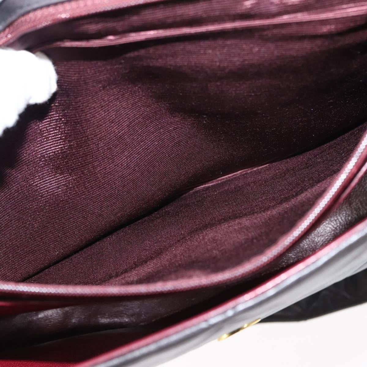 Chanel Vintage CC Square Flap Bag Quilted Lambskin, BROWN, LEATHER, Shoulder bag