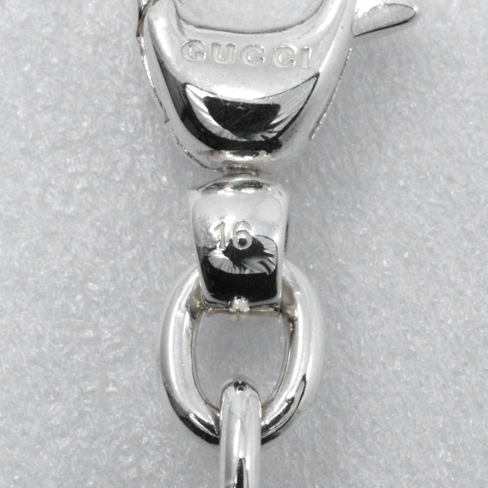 Gucci GG Bracelet Crystal Embellished Leather, SILVER, SILVER, Bracelet