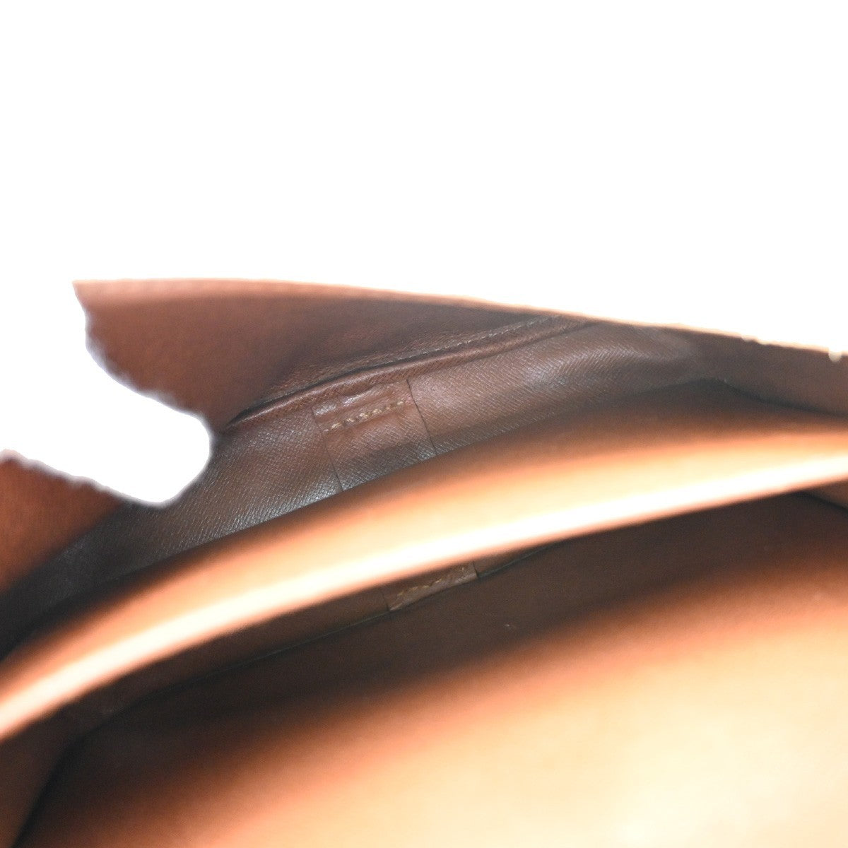 Louis Vuitton Cartouchiere Handbag Monogram Canvas, BROWN, LEATHER, Shoulder bag