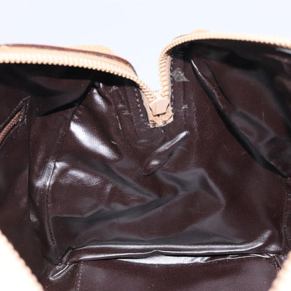 Celine Macadam Handbag Macadam with leather, BEIGE, PVC, Handbag