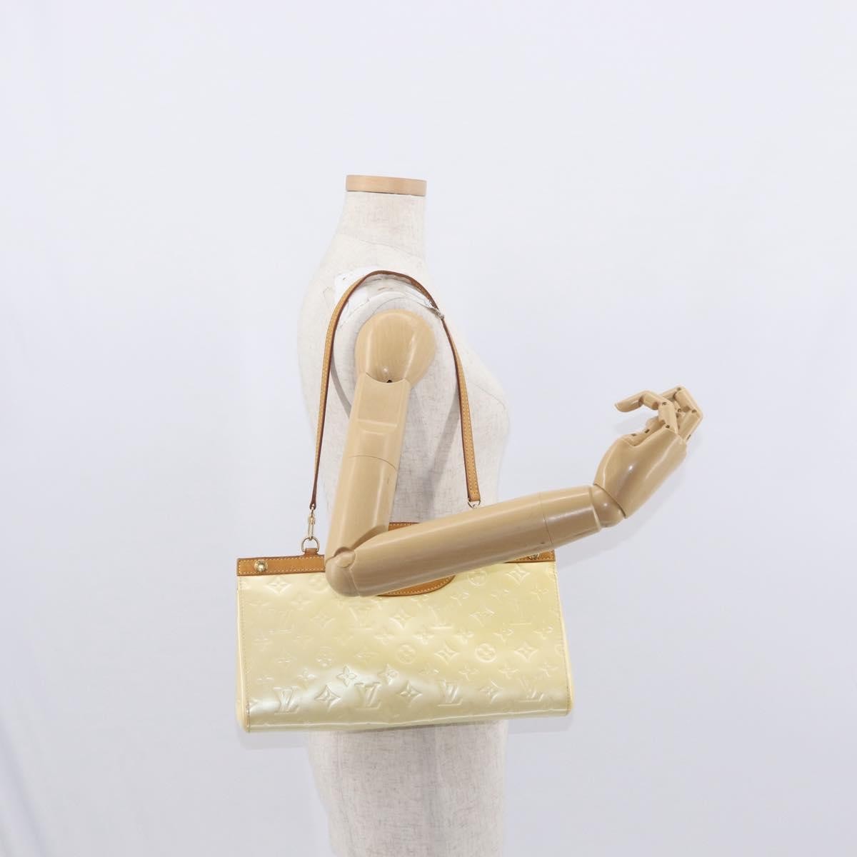 Louis Vuitton Roxbury Drive Handbag Monogram Vernis, YELLOW, PATENT_LEATHER, Handbag