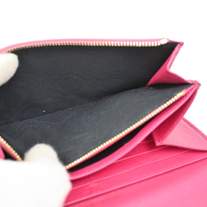 Saint Laurent Belle de Jour Flap Wallet Leather, PINK, LEATHER, Wallets