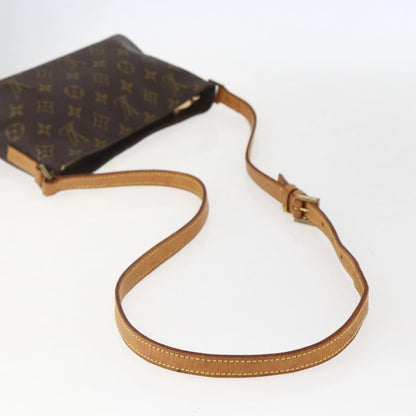 Louis Vuitton Trotteur Handbag Monogram Canvas, BROWN, CANVAS, Clutche & pouche