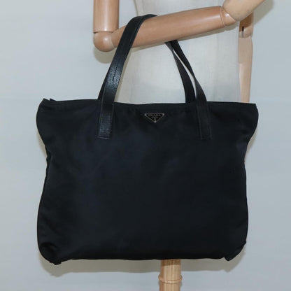 Prada Vintage Tote Tessuto, BLACK, NYLON, Tote bag
