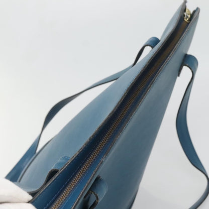 Louis Vuitton Saint Jacques Handbag Epi Leather, BLUE, LEATHER, Handbag