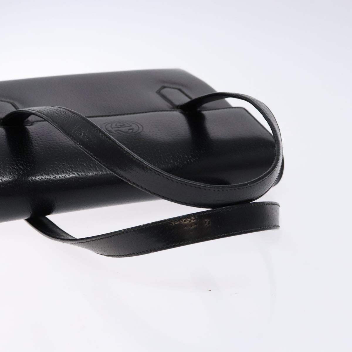 Gucci Vintage Handbag Leather, BLACK, LEATHER, Handbag