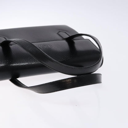 Gucci Vintage Handbag Leather, BLACK, LEATHER, Handbag