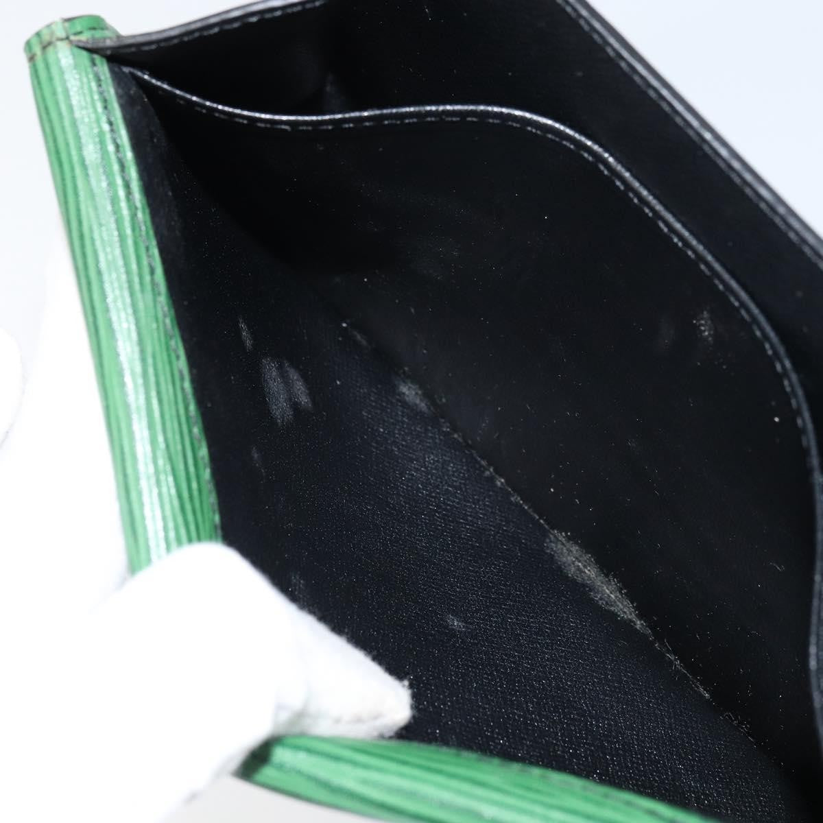 Louis Vuitton Art Deco Clutch Epi Leather, GREEN, LEATHER, Clutche & pouche