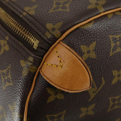 Louis Vuitton Keepall Bag Monogram Canvas, BROWN, CANVAS, Travel bag