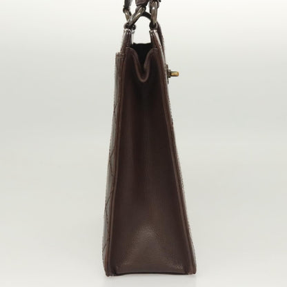 Chanel CC Flap Tote Quilted Calfskin, BROWN, LEATHER, Tote bag