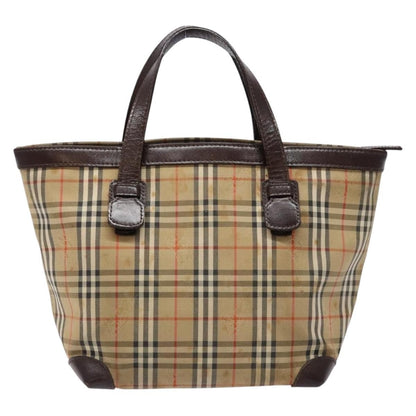 Burberry Nova Check Handbag Nova Check Canvas and leather, BEIGE, CANVAS, Handbag