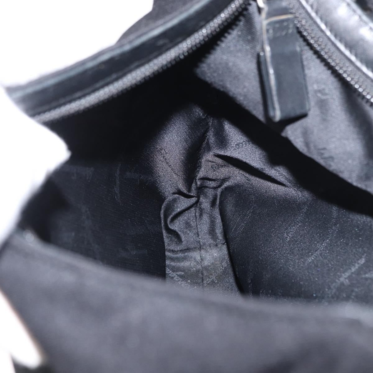 Salvatore Ferragamo Vala Shoulder Bag Nylon, BLACK, NYLON, Shoulder bag