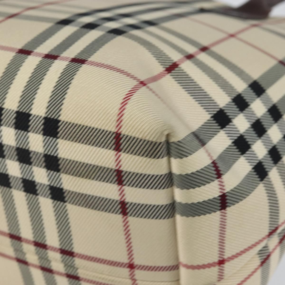 Burberry Nova Check Handbag Nova Check Canvas and leather, BEIGE, CANVAS, Handbag