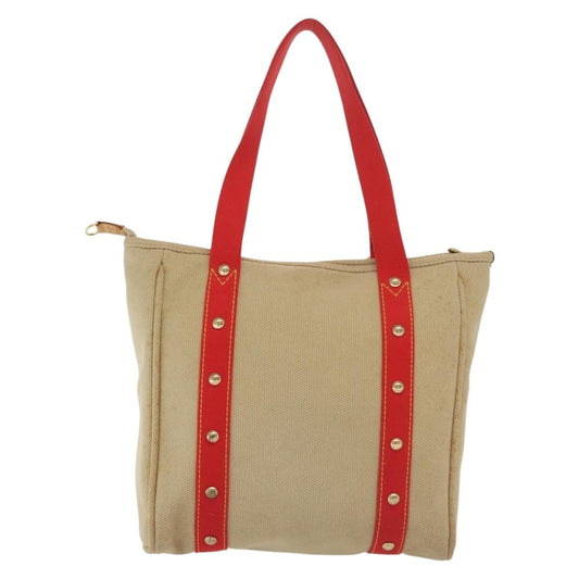 Louis Vuitton Antigua Tote Canvas, BEIGE, CANVAS, Tote bag