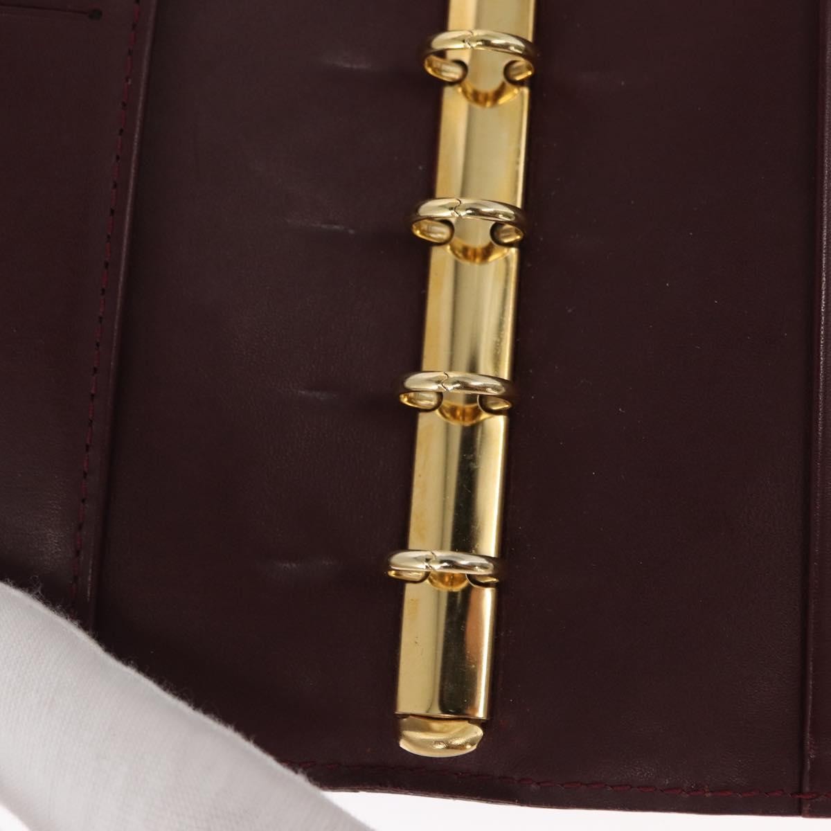 Louis Vuitton Mat Ring Agenda Cover Monogram Vernis, BURGUNDY, PATENT_LEATHER, Clutche & pouche