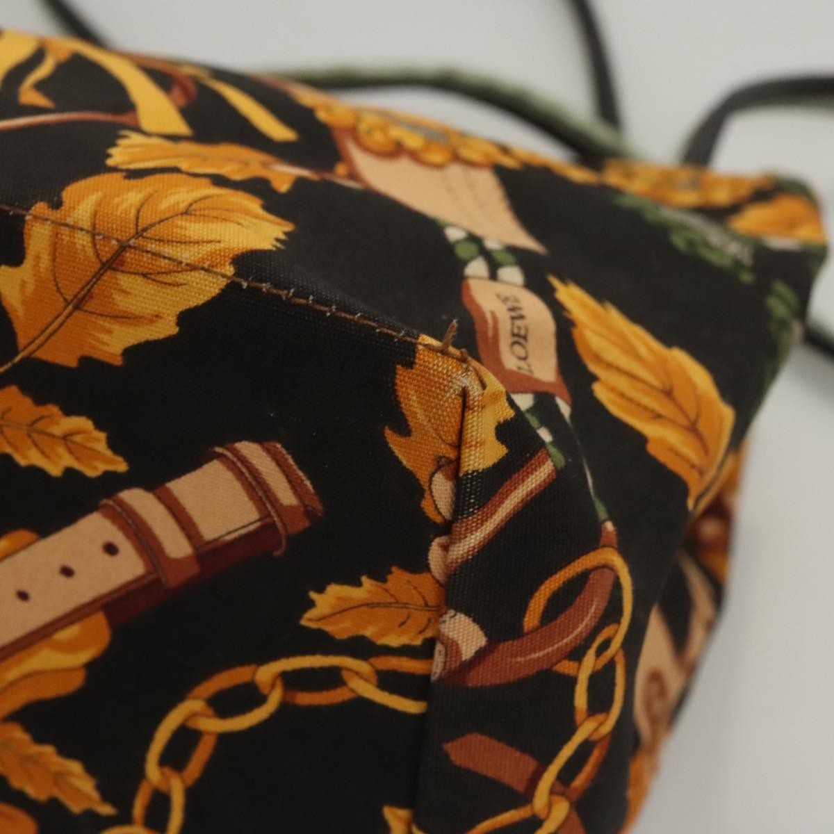 Loewe Vintage Shoulder Bag Canvas, YELLOW, CANVAS, Shoulder bag