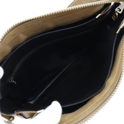 Celine Macadam Shoulder Bag PVC Leather, BEIGE, PVC, Shoulder bag