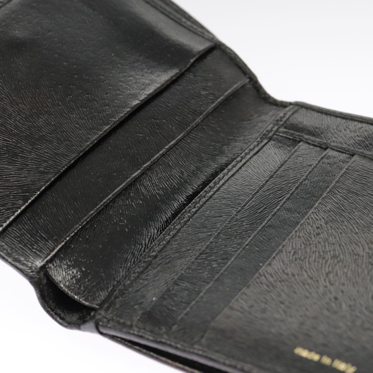 Fendi Bifold Flat Wallet Joshua Vides Printed Leather, BLACK, LEATHER, Wallets