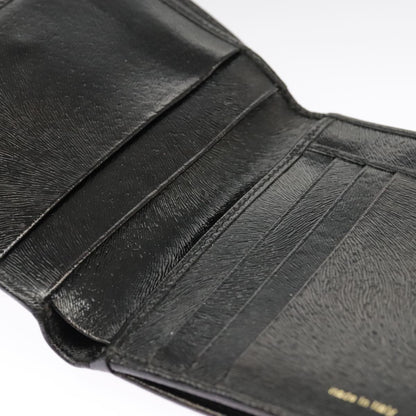 Fendi Bifold Flat Wallet Joshua Vides Printed Leather, BLACK, LEATHER, Wallets