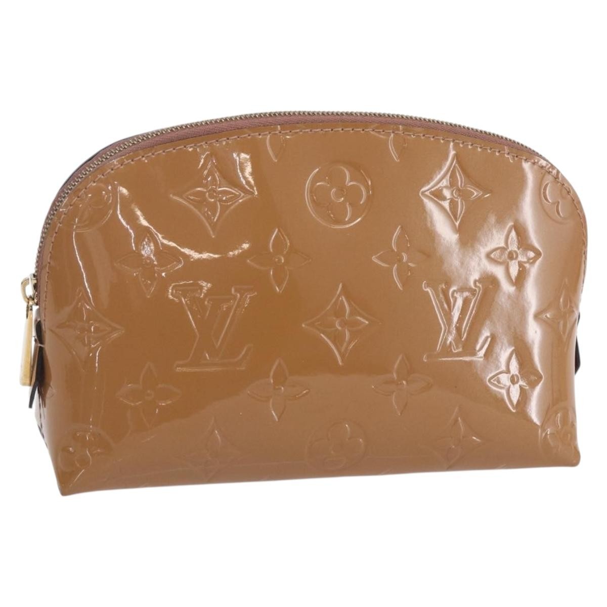 Louis Vuitton Cosmetic Pouch Monogram Vernis, BROWN, PATENT_LEATHER, Clutche & pouche