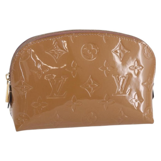 Louis Vuitton Cosmetic Pouch Monogram Vernis, BROWN, PATENT_LEATHER, Clutche & pouche