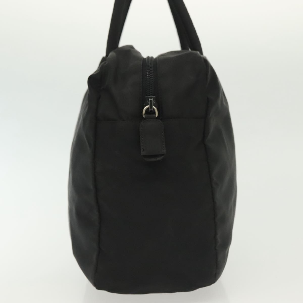 Prada Vintage Zip Handbag Tessuto, BLACK, NYLON, Handbag