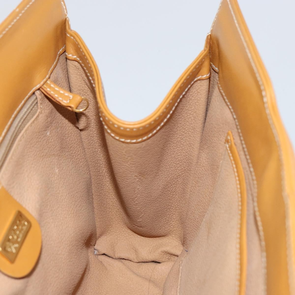 Gucci Vintage Shoulder Bag Canvas and Leather, BEIGE, CANVAS, Shoulder bag