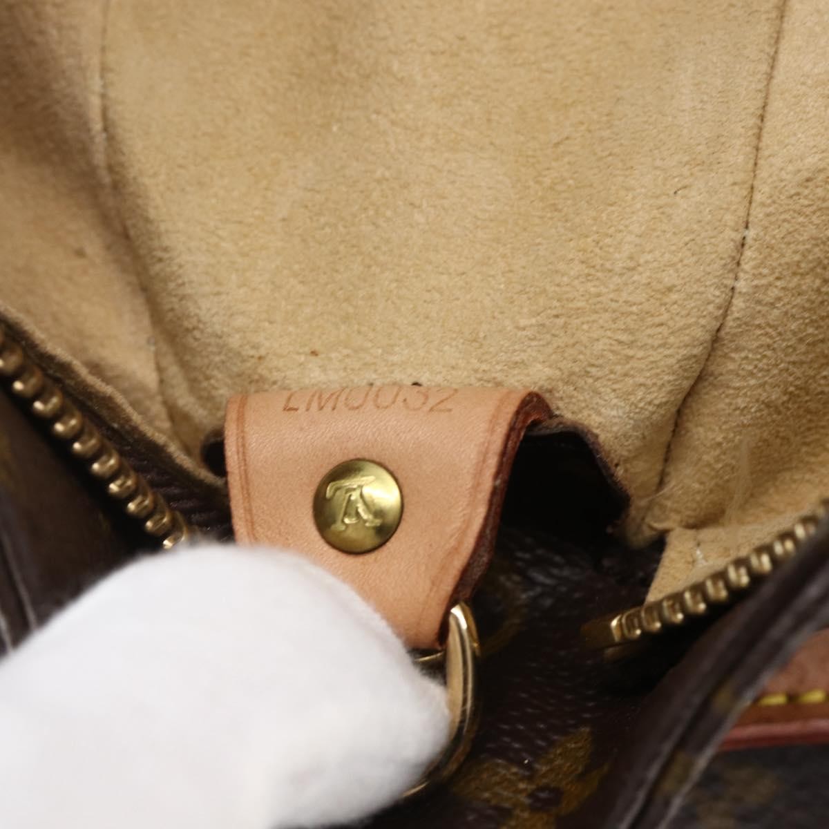 Louis Vuitton Looping Handbag Monogram Canvas, BROWN, CANVAS, Shoulder bag