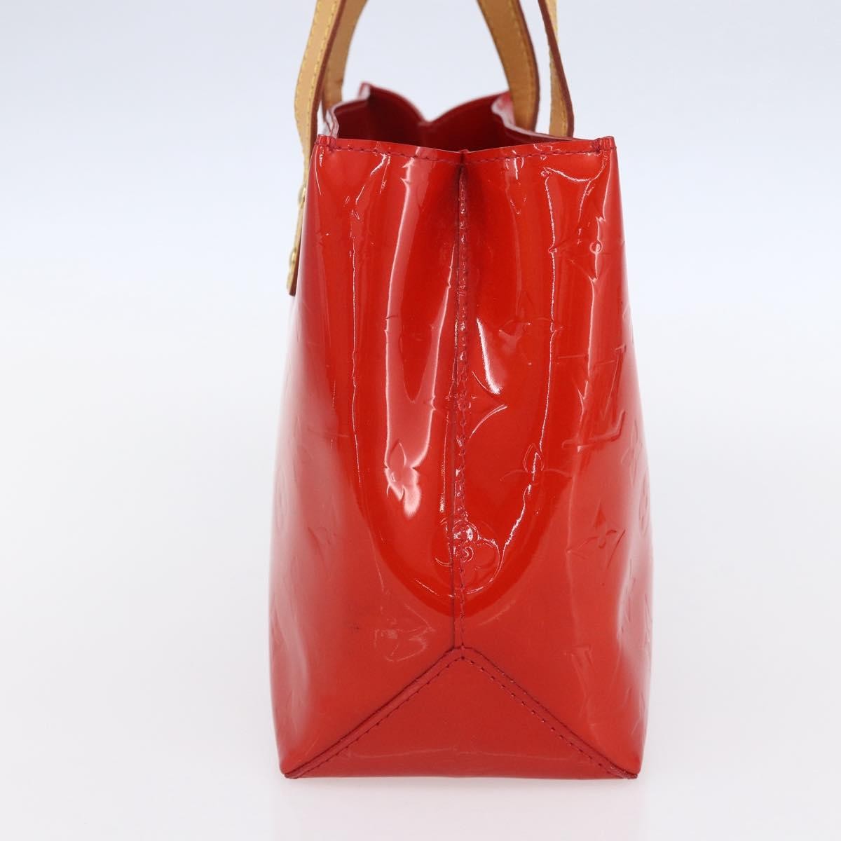 Louis Vuitton Reade Handbag Monogram Vernis, RED, PATENT_LEATHER, Handbag