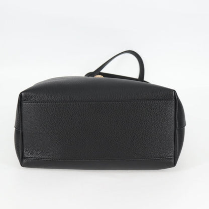 Versace Medusa Tote Leather, BLACK, LEATHER, Tote bag