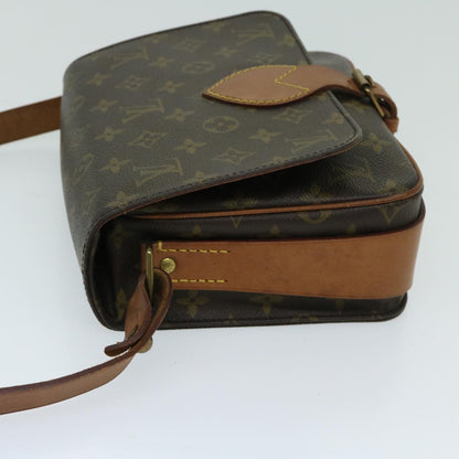 Louis Vuitton Cartouchiere Handbag Monogram Canvas, BROWN, CANVAS, Shoulder bag