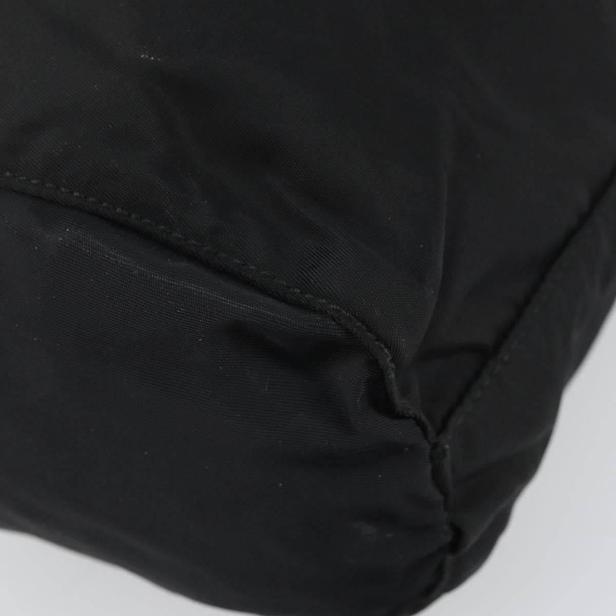 Prada Drawstring Travel Pouch Tessuto, BLACK, NYLON, Clutche & pouche