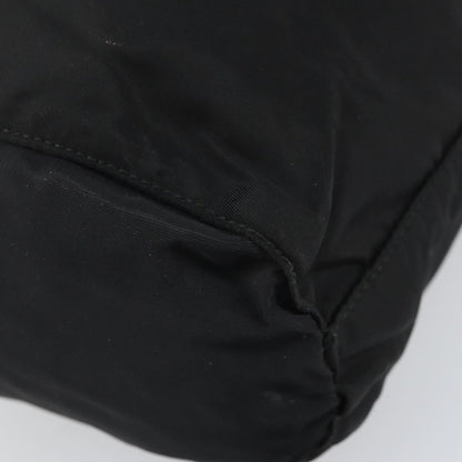 Prada Drawstring Travel Pouch Tessuto, BLACK, NYLON, Clutche & pouche