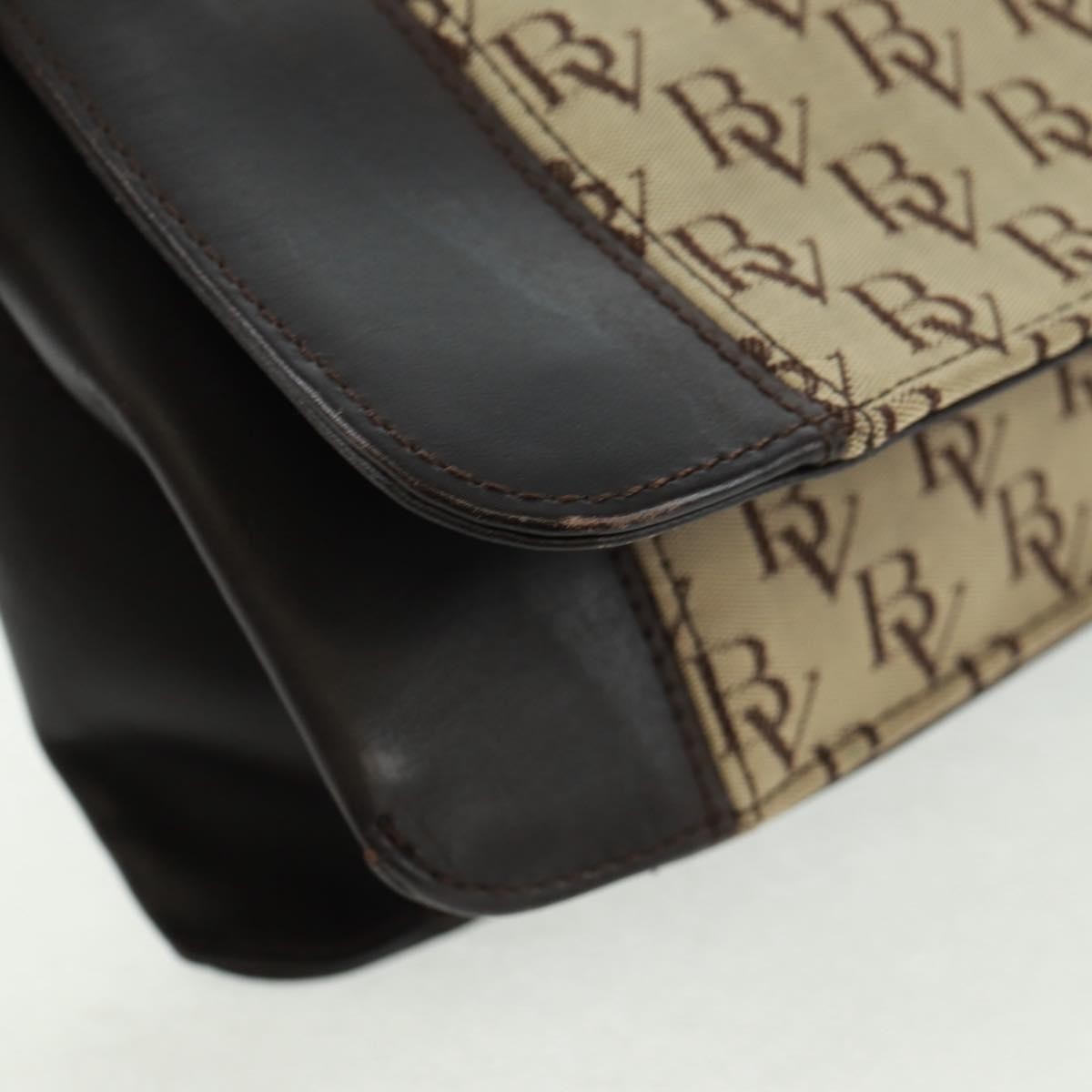 Bottega Veneta Vintage Flap Shoulder Bag Canvas, BEIGE, CANVAS, Shoulder bag