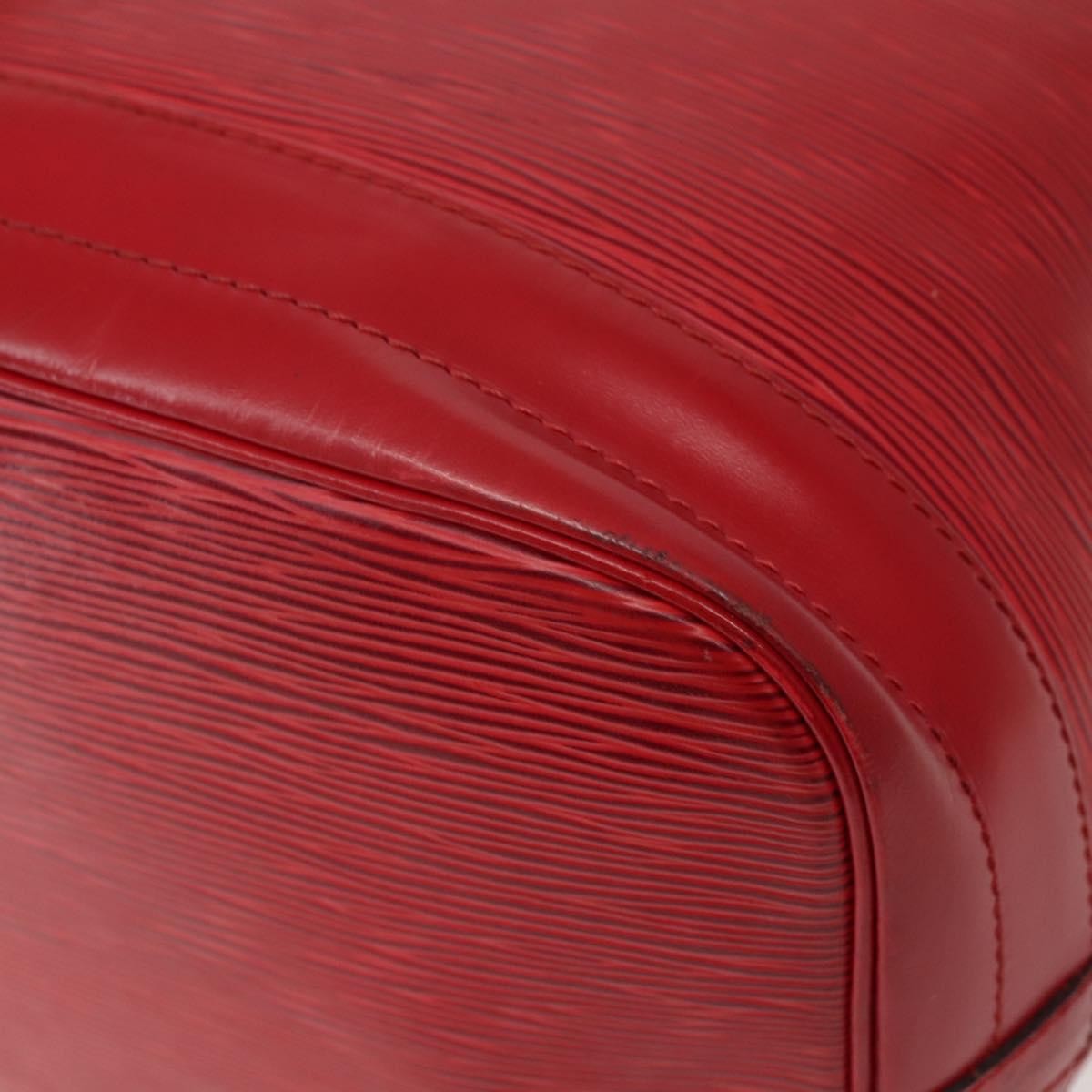 Louis Vuitton Noe Shoulder bag Leather, RED, LEATHER, Shoulder bag