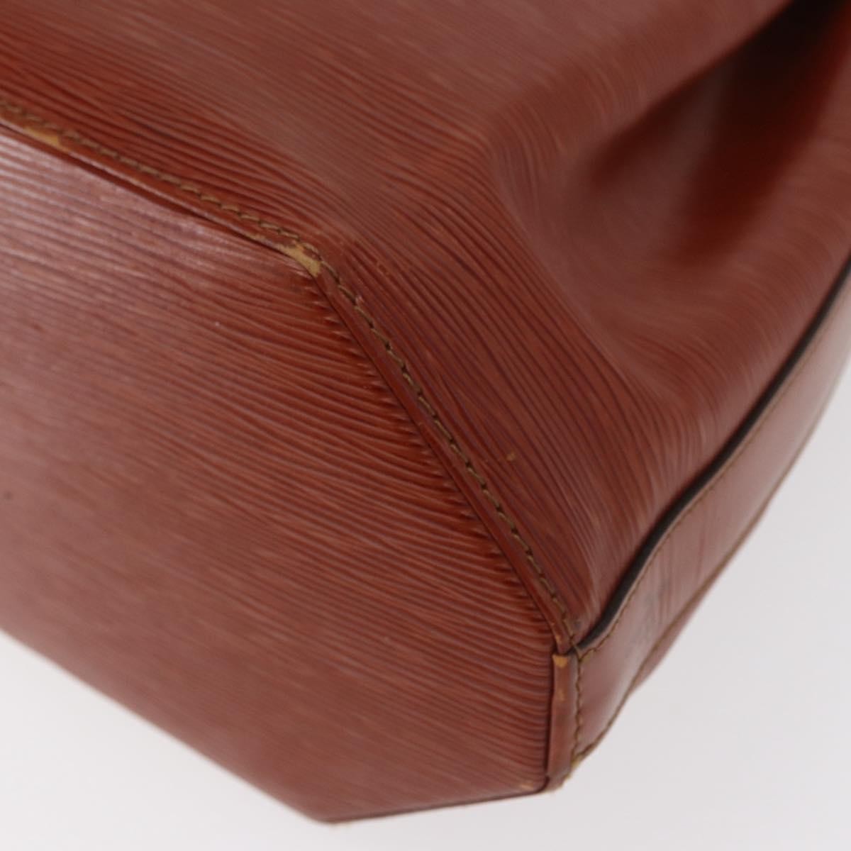 Louis Vuitton Vintage Sac d'Epaule Handbag Epi Leather, BROWN, LEATHER, Shoulder bag