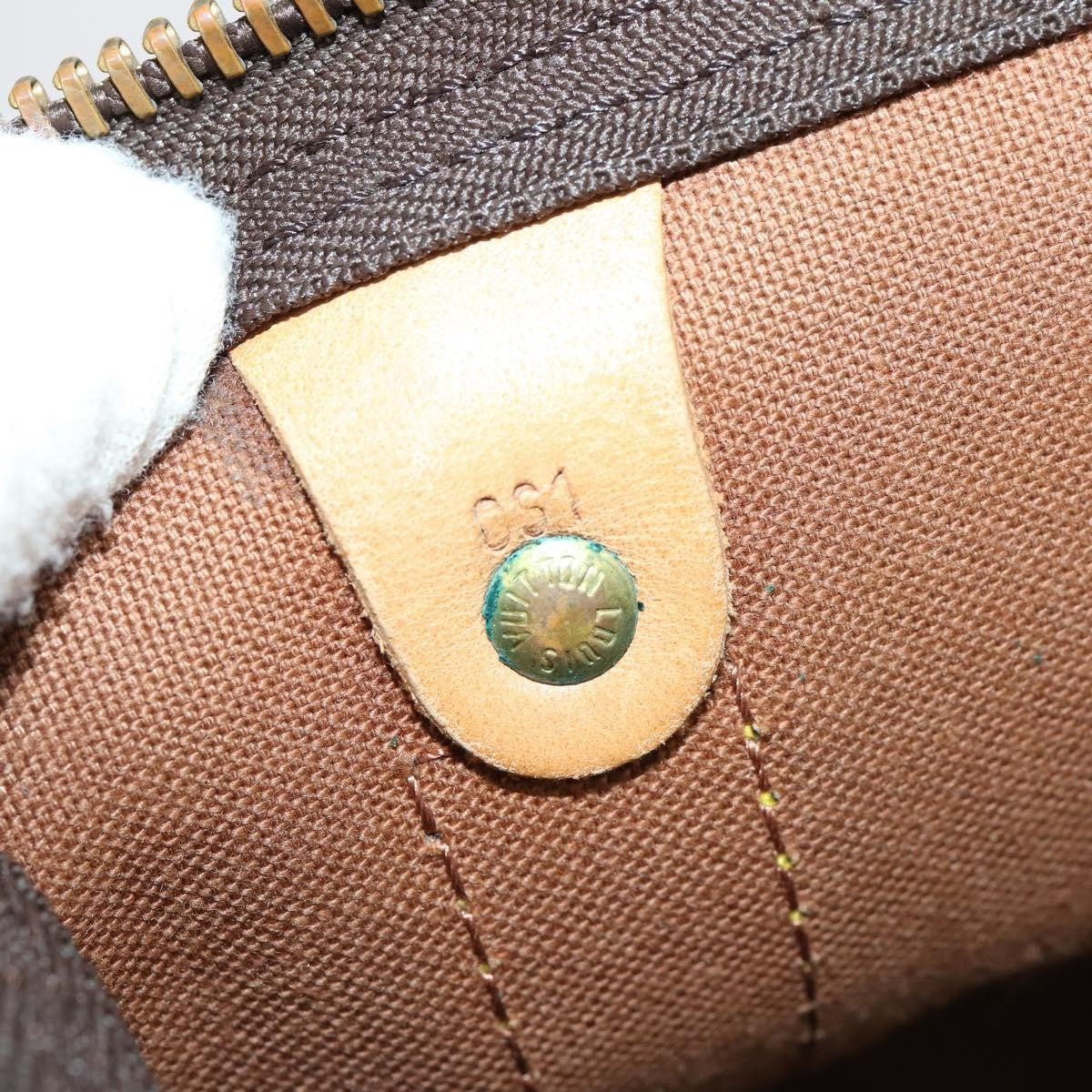 Louis Vuitton Keepall Bag Monogram Canvas, BROWN, CANVAS, Travel bag