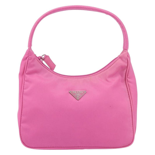 Prada Hobo Tessuto, PINK, NYLON, Handbag