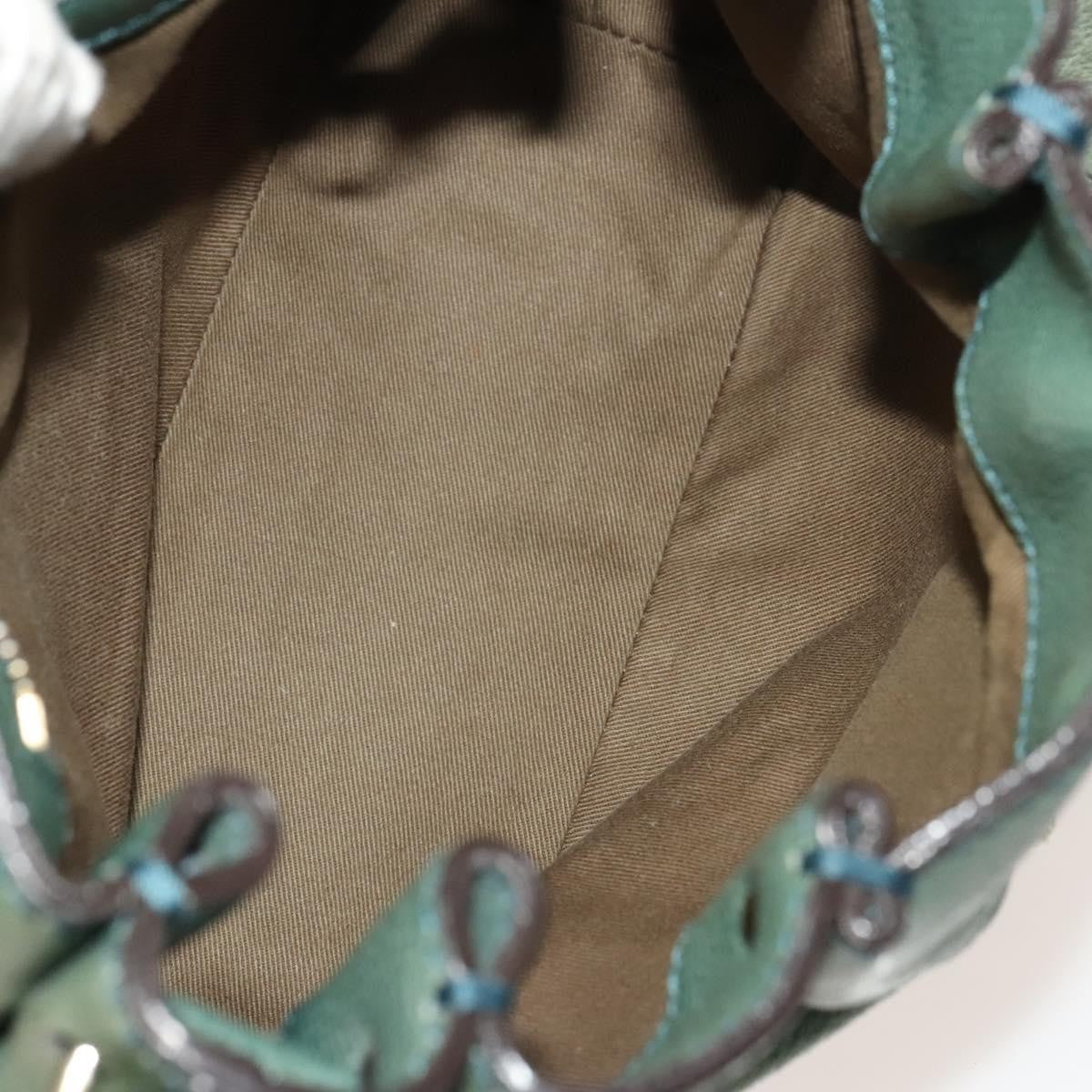 Chloe Elsie Satchel Leather, GREEN, LEATHER, Handbag