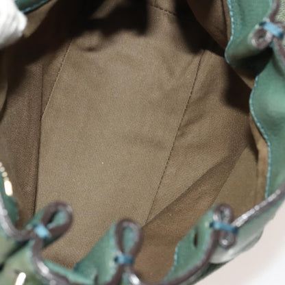 Chloe Elsie Satchel Leather, GREEN, LEATHER, Handbag