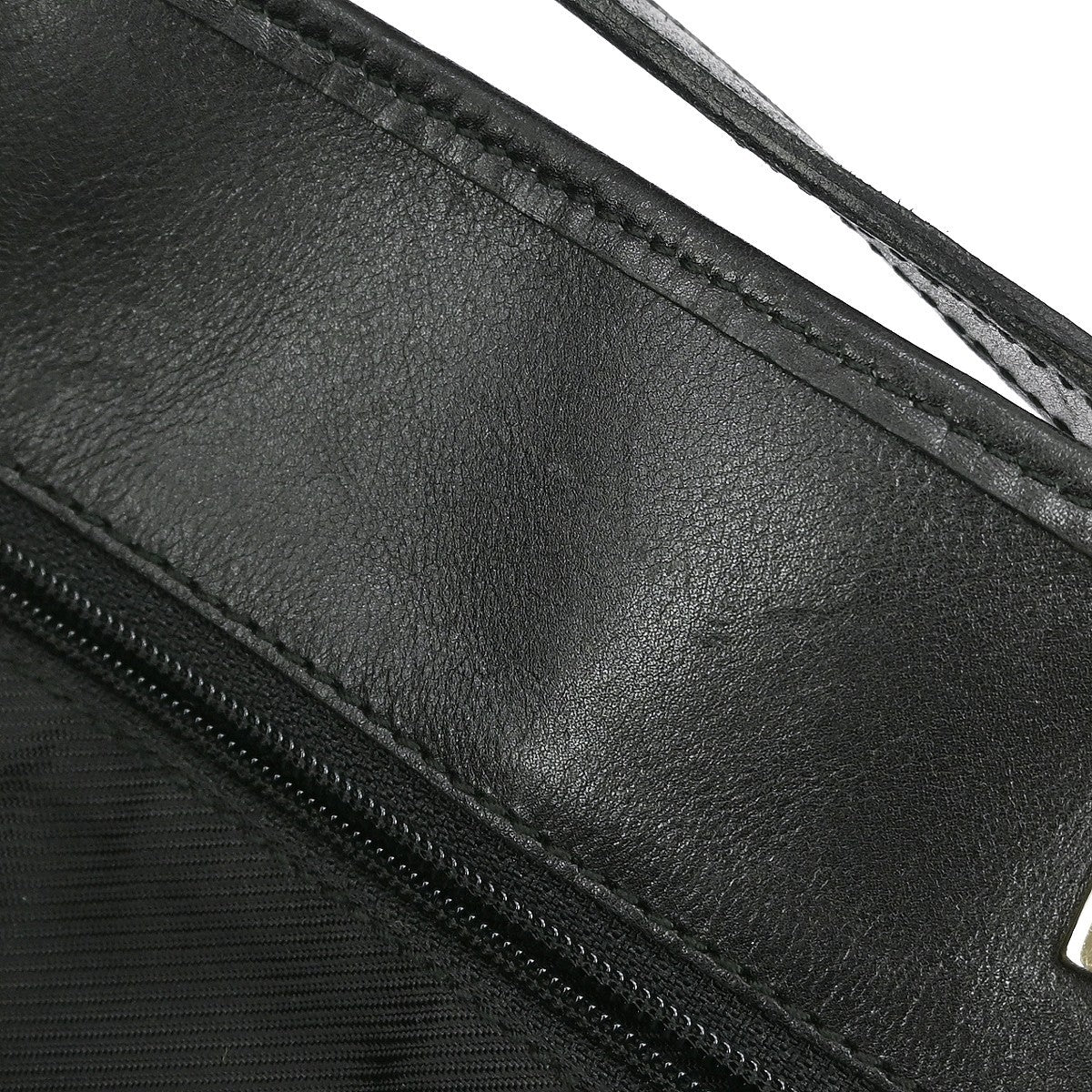 Gucci Vintage Bucket Shopping Tote GG Canvas, BLACK, CANVAS, Tote bag