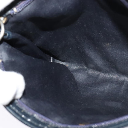 Christian Dior Vintage Trotter Shoulder Bag Canvas, NAVY, CANVAS, Shoulder bag