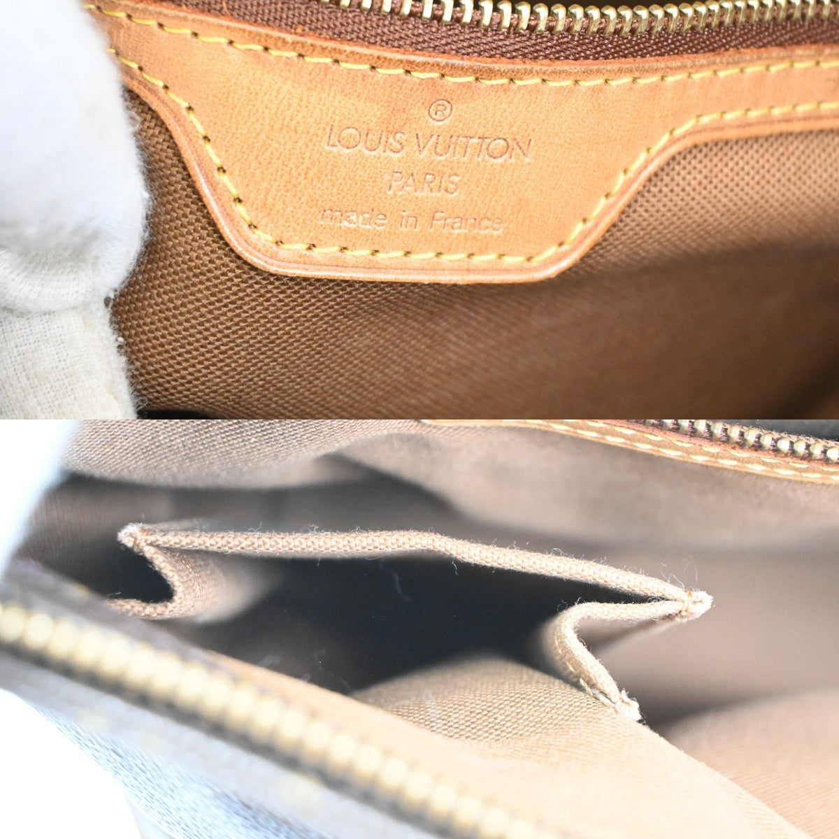 Louis Vuitton Cabas Piano Monogram Canvas, BROWN, CANVAS, Shoulder bag