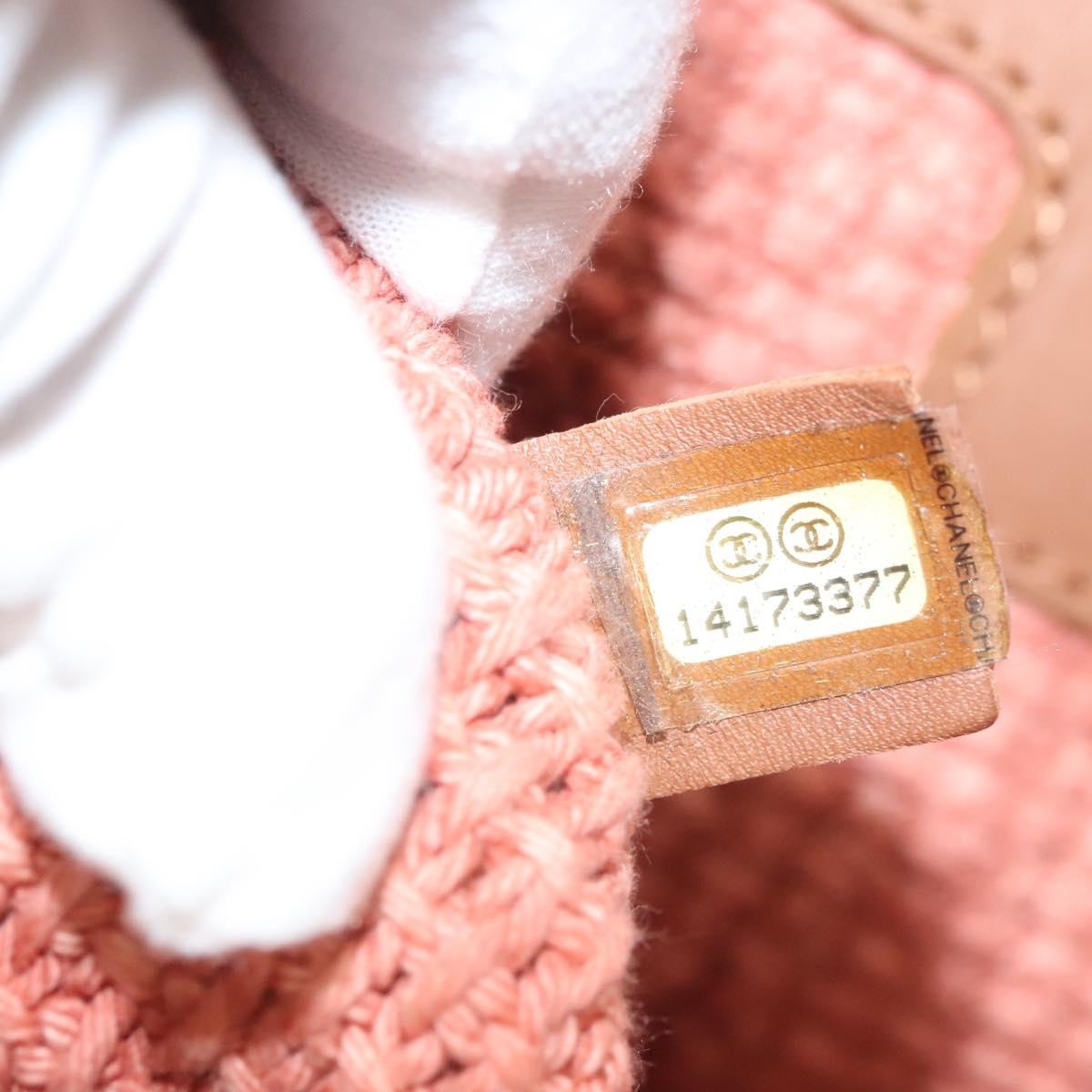 Chanel Mademoiselle Lock Tote Woven Straw, BEIGE, LEATHER, Shoulder bag