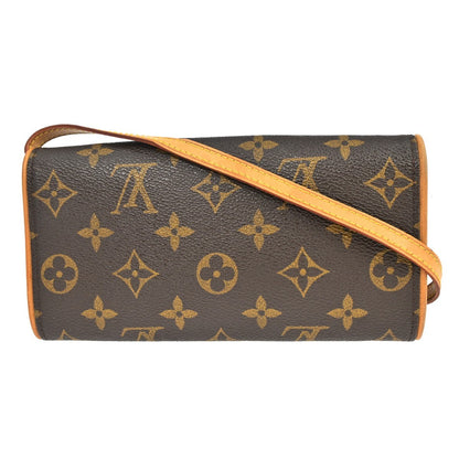 Louis Vuitton Twin Handbag Monogram Canvas, Brown, Canvas, Clutch