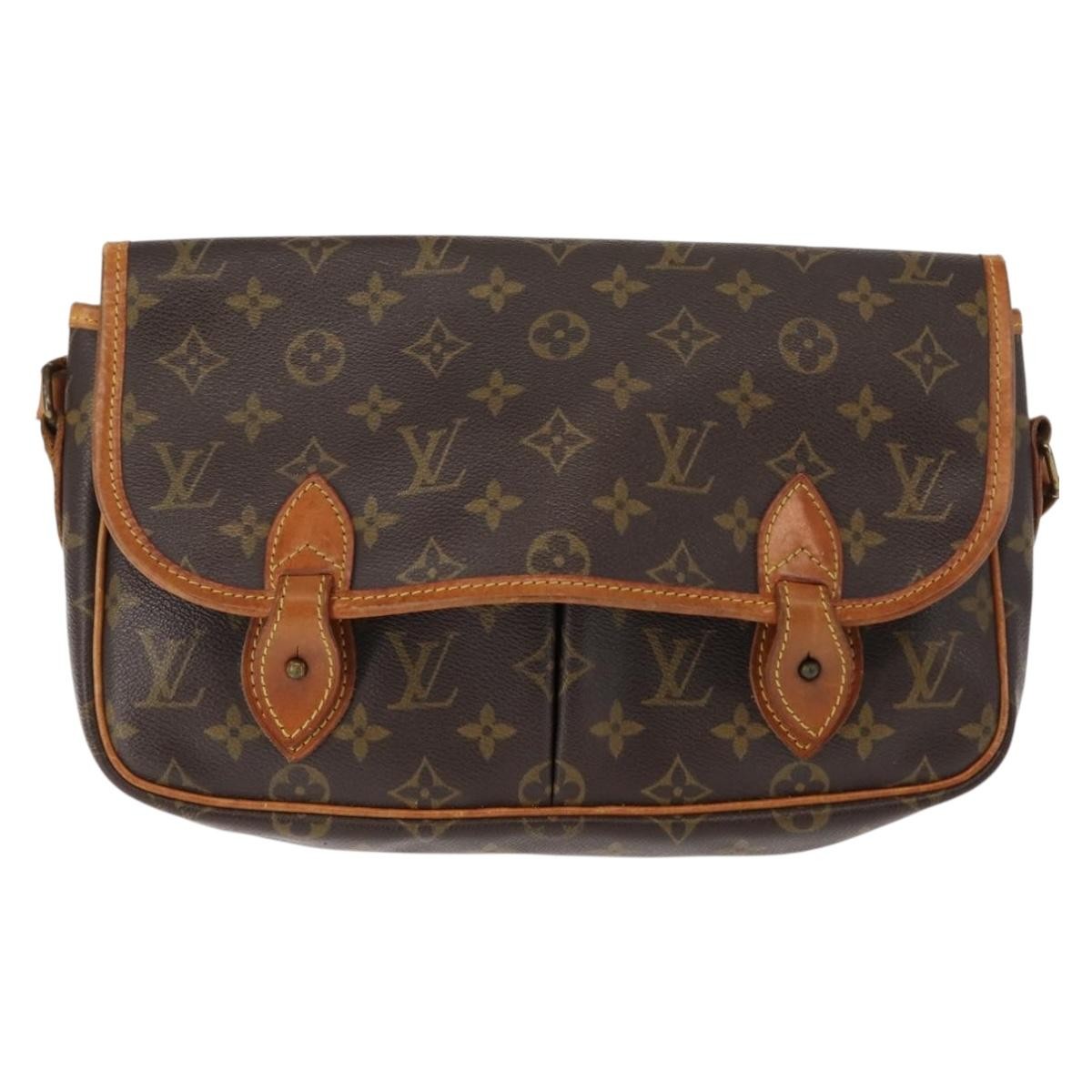 Louis Vuitton Sac Gibeciere Messenger Bag Monogram Canvas, BROWN, CANVAS, Crossbody bag