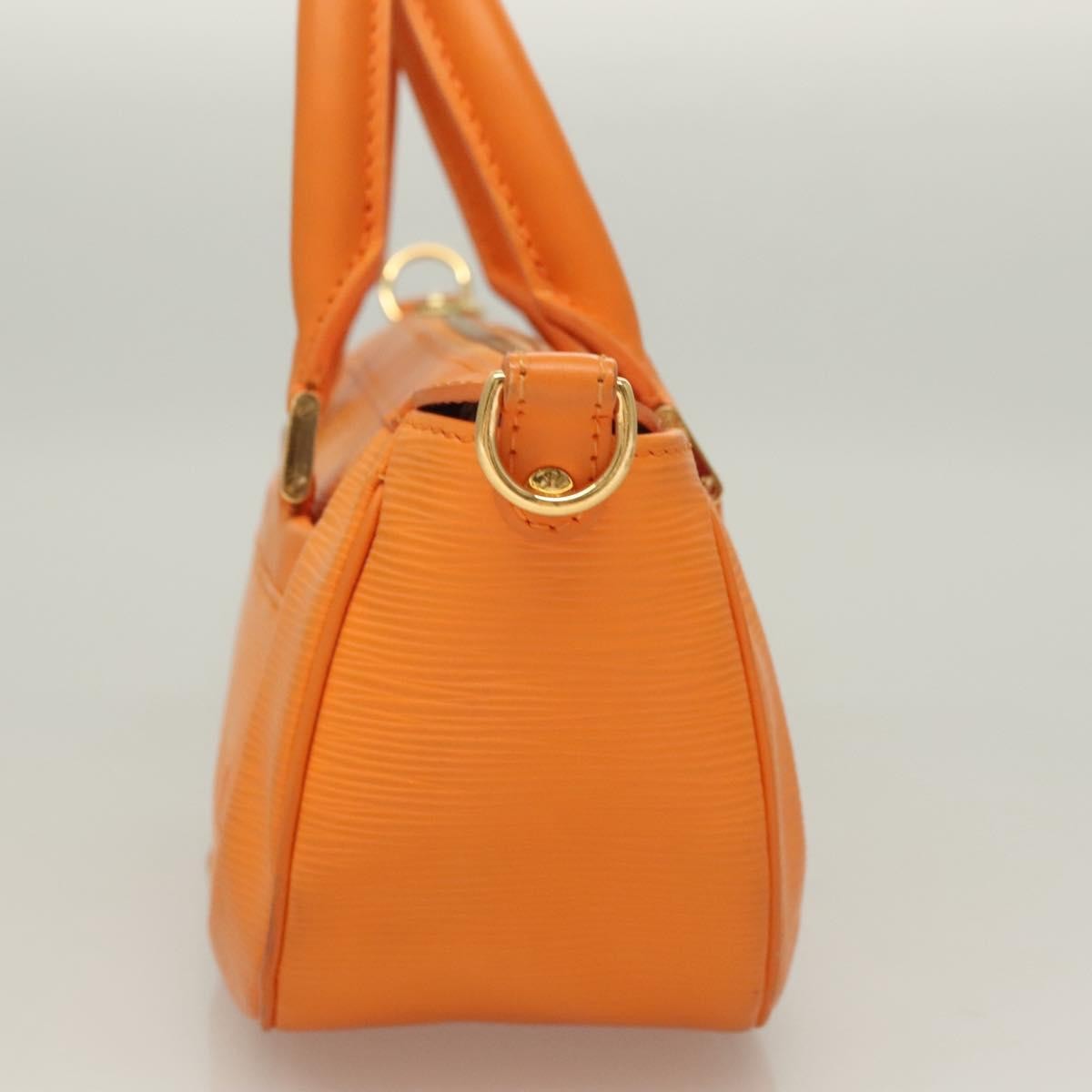 Louis Vuitton Danura Handbag Epi, ORANGE, LEATHER, Handbag